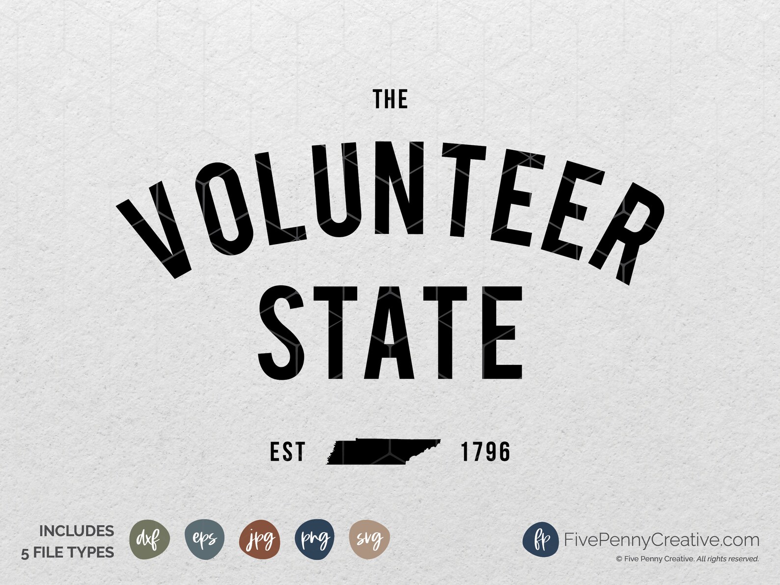Volunteer State SVG PNG EPS Cricut Silhouette Cutting Etsy
