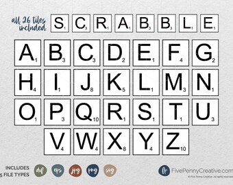 scrabble letters etsy