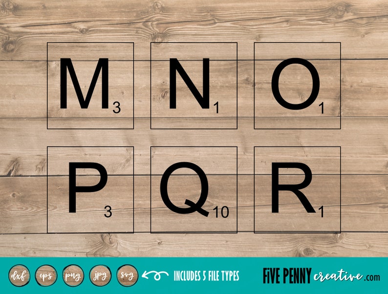 scrabble tiles svg jpg png eps cricut silhouette cutting