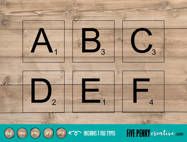 Download Scrabble Tiles SVG JPG PNG eps Cricut Silhouette cutting ...
