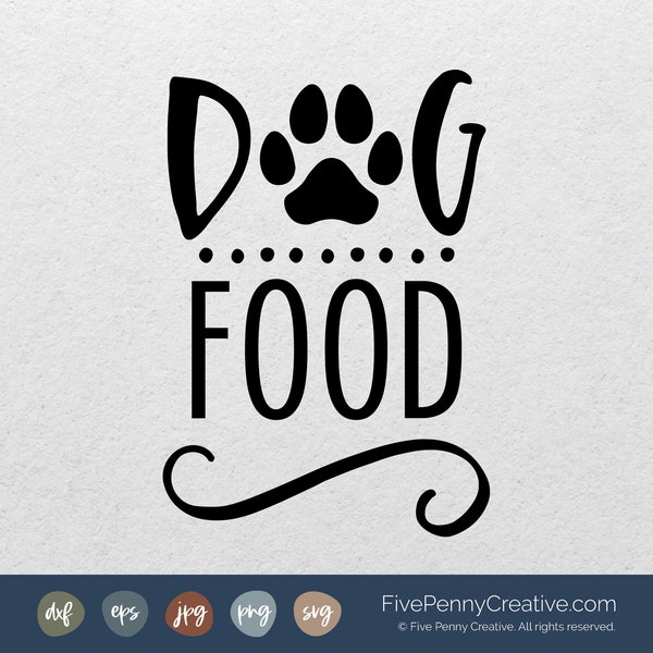 Pet Food Svg Etsy