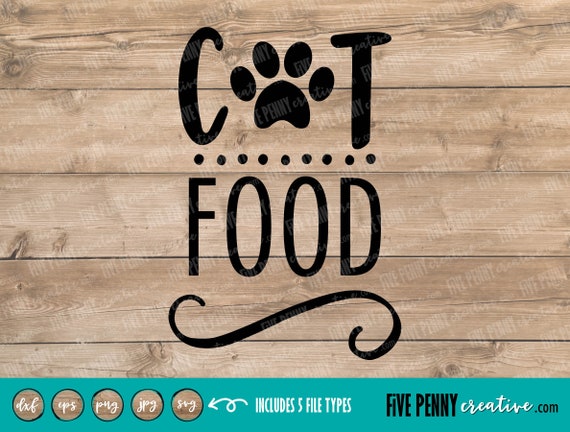 Download Cat Food Label Svg Png Eps Cricut Silhouette Cutting Etsy