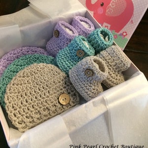 Baby Booties | Baby Hat | Baby Beanie | Crochet for Baby | Baby Shoes Handmade | Baby Shower Gift | Newborn Gift | Baby Accessories