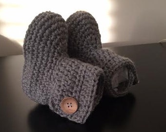 Baby Booties | Crochet Baby Booties | Handmade Baby Booties | Booties for Baby Boys | Crochet Baby Shoes | Newborn Booties