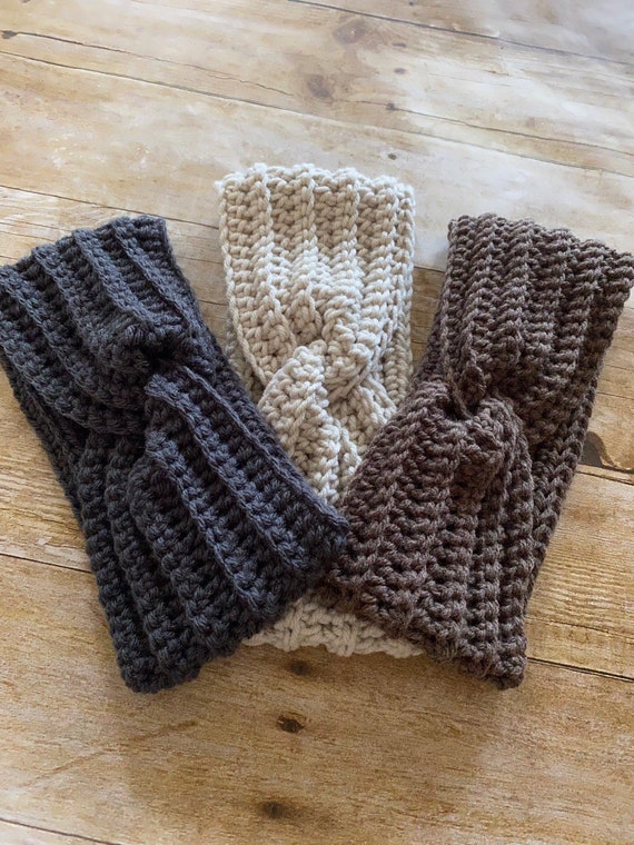 Crochet Ear Warmer | Crochet Headband | Ear Warmer | Twisted  display picture 1