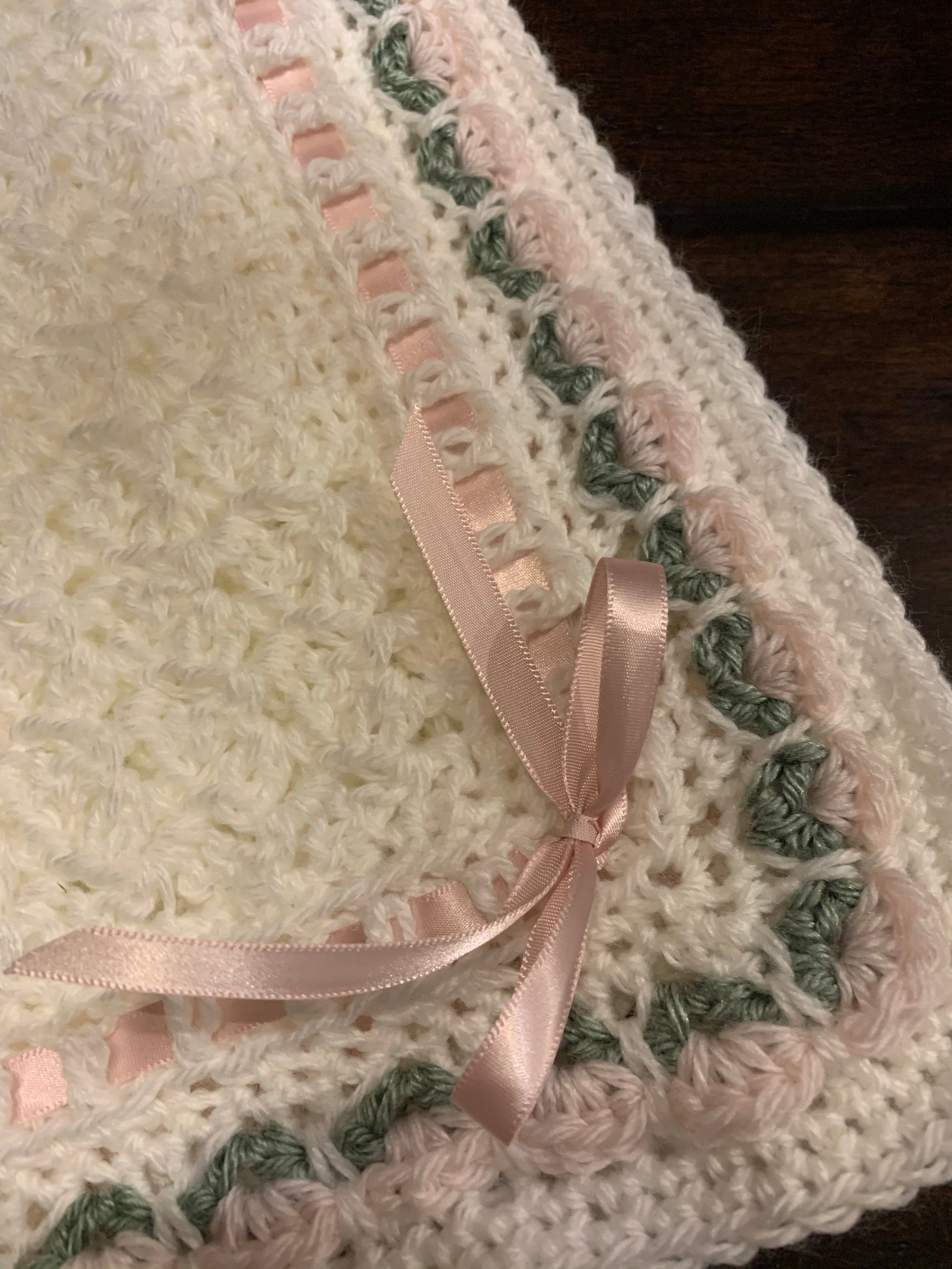 Crochet Lace Blanket Lace Baby Blanket Crochet White Etsy.de