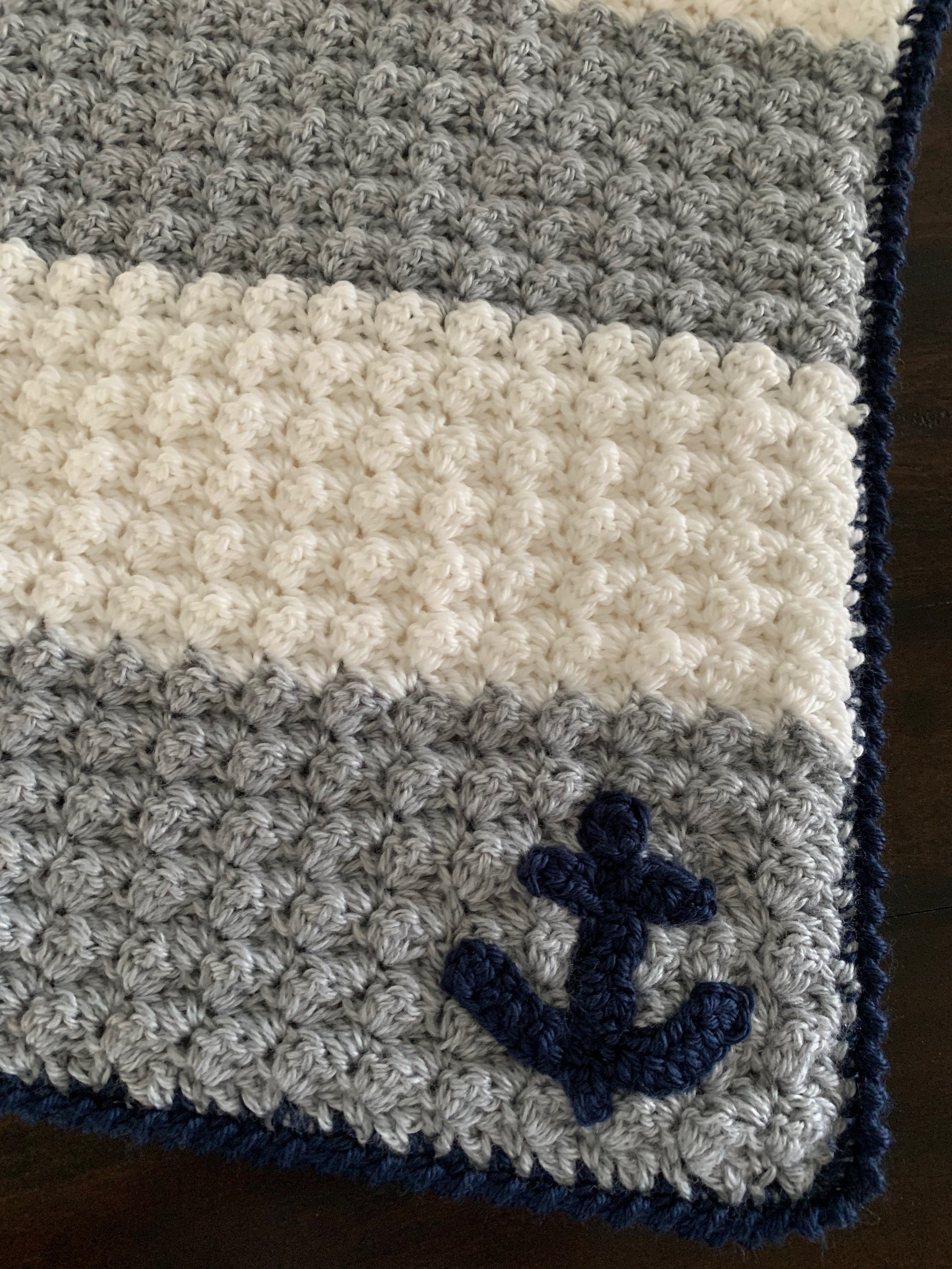 Nautical Baby Blanket Nautical Baby Shower Nautical Baby Etsy