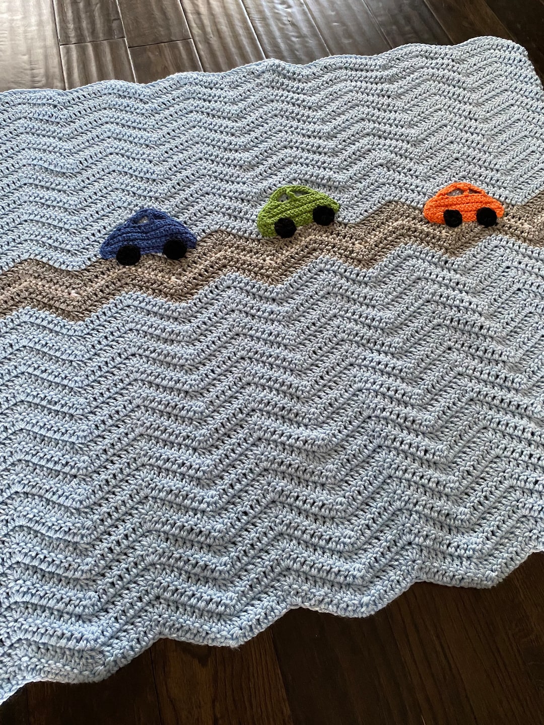 Cars Baby Blanket Blue Baby Blanket Race Car Baby Blanket Baby Boy