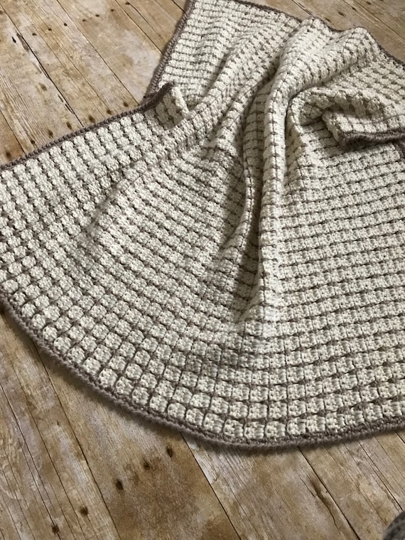 Neutral Baby Blanket | Crochet Baby Blanket | Baby Shower Gift | Brown Baby Blanket | Crochet | Gender Neutral Gift | Baby Blanket