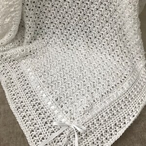 Instant Download Baptism Blanket Pattern Christening Blanket Pattern ...