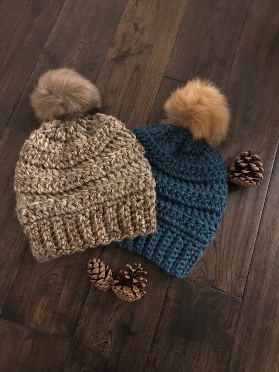 Chunky Knit Hat | Women's Winter Hat | Wool Hat | Handmade Hat for