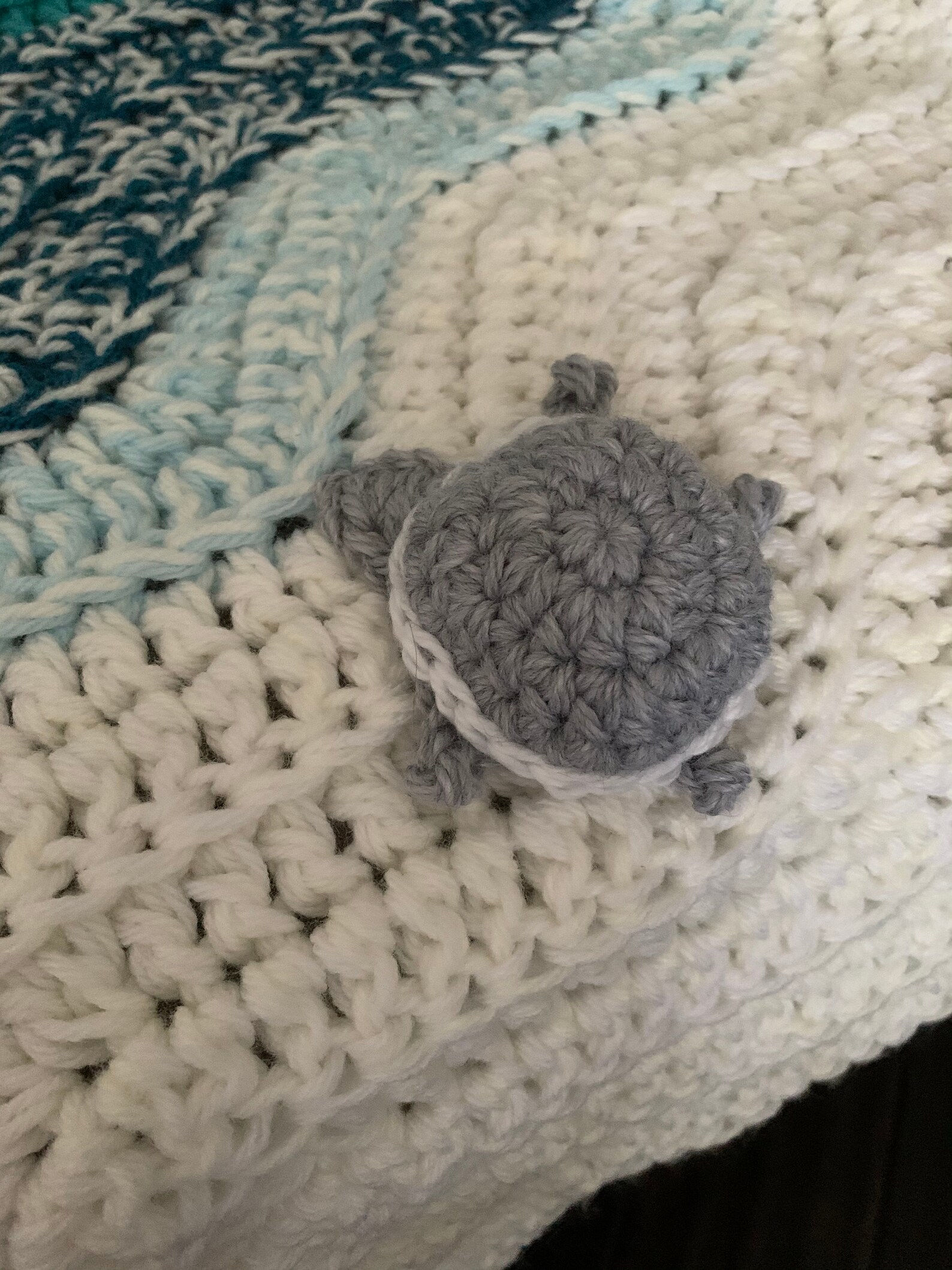Sea Turtle Throw Beach Blanket Ocean Blanket Crochet Sea Etsy