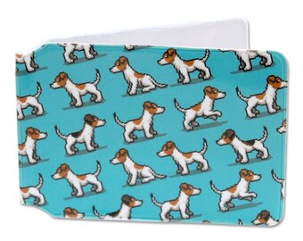 Personalized Engraving Included Jack Russell Terrier Dog Money Clip Wallet