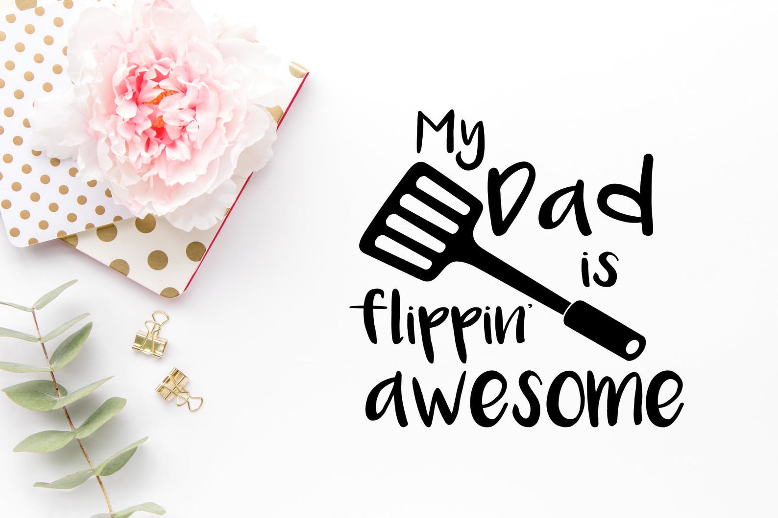 My Dad is Flippin Awesome SVG Dad SVG Fathers Day Svg dad - Etsy