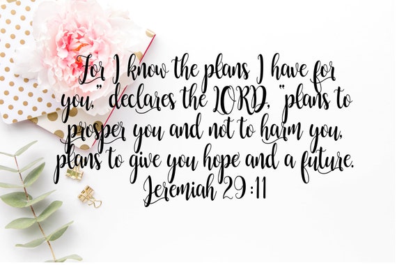 Download Free Jeremiah 29 11 Svg Bible Verse Svg Bible Cut Files Jesus Etsy SVG Cut Files