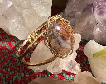 Retro Crazy Lace Agate Bracelet