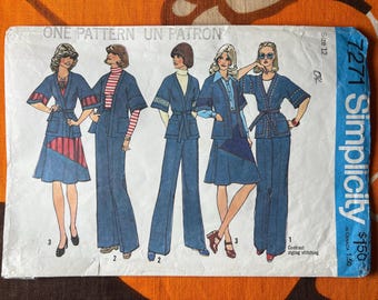 Simplicity 7271 Sewing Patern Size 12