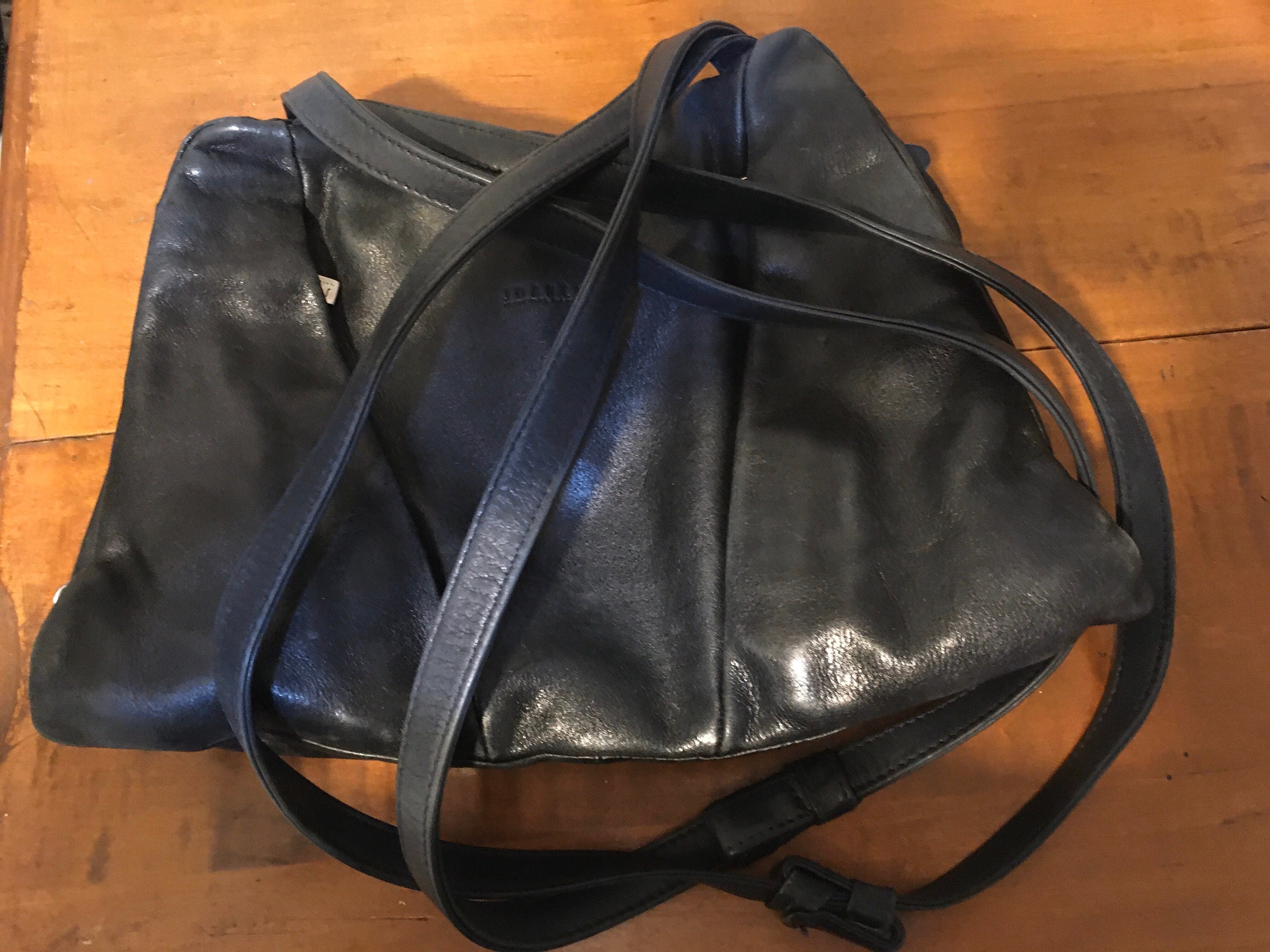 Genuine Leather Retro Joanel Purse Handbag Etsy