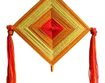 Ojo De Dios - Gods Eye - Large With Tassels