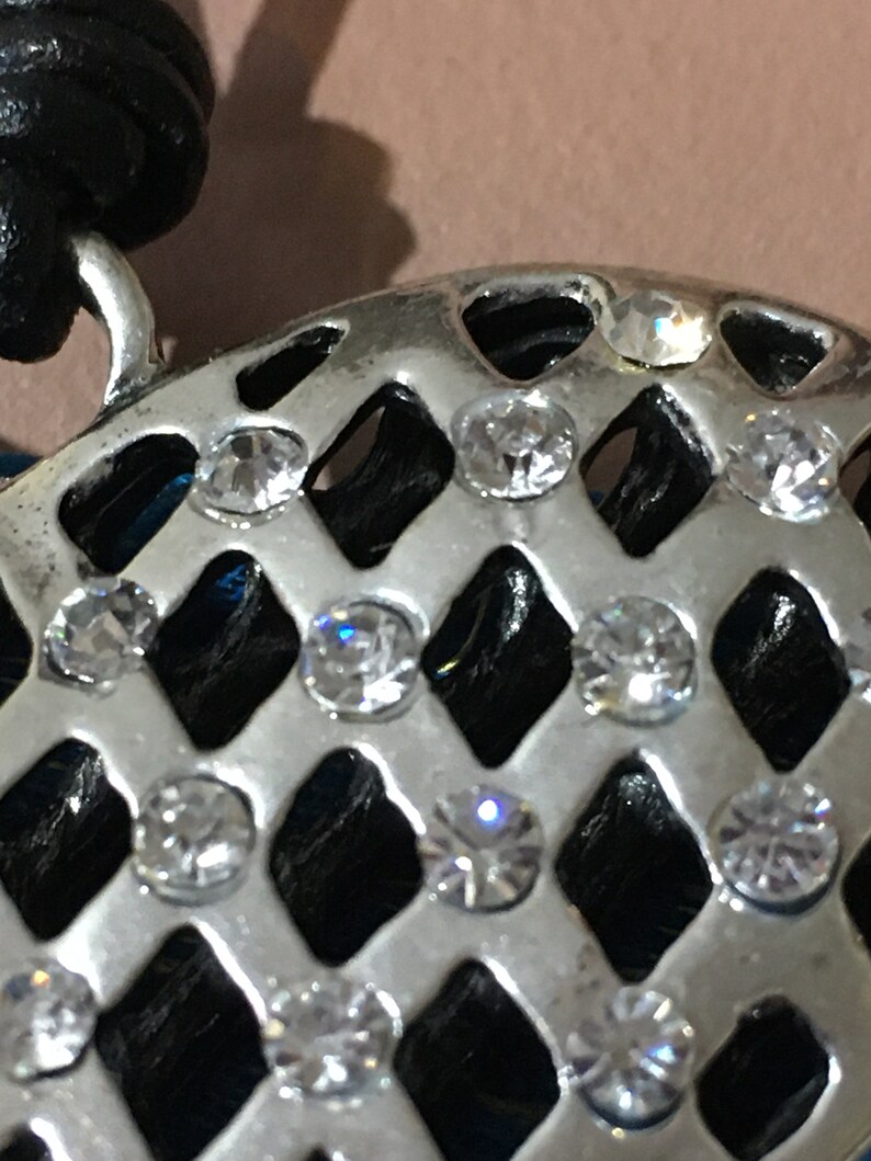 Rhinestone Heart Pendant Necklace