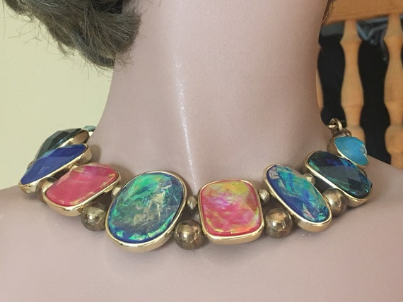 Multi Gem Choker