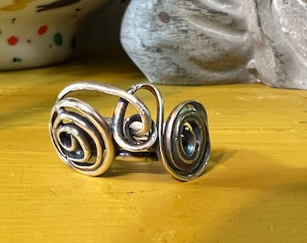 Sterling Silver Swirl Ring