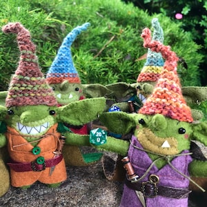 Adventuring Dice Goblins for Dice Goblins. The perfect familiar for your next campaign!
