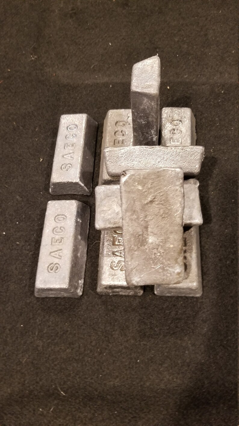 Vintage Saeco Lead Bar Ingots Lot of 10 Roughly 1 lb each Etsy