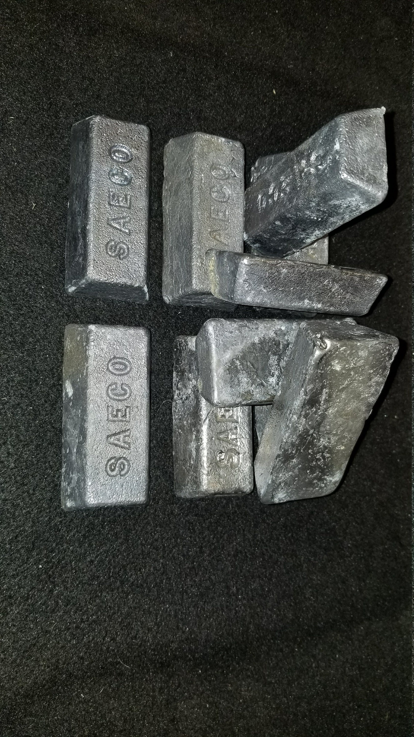 Vintage Saeco Lead Bar Ingots Lot of 10 Roughly 1 lb each Etsy