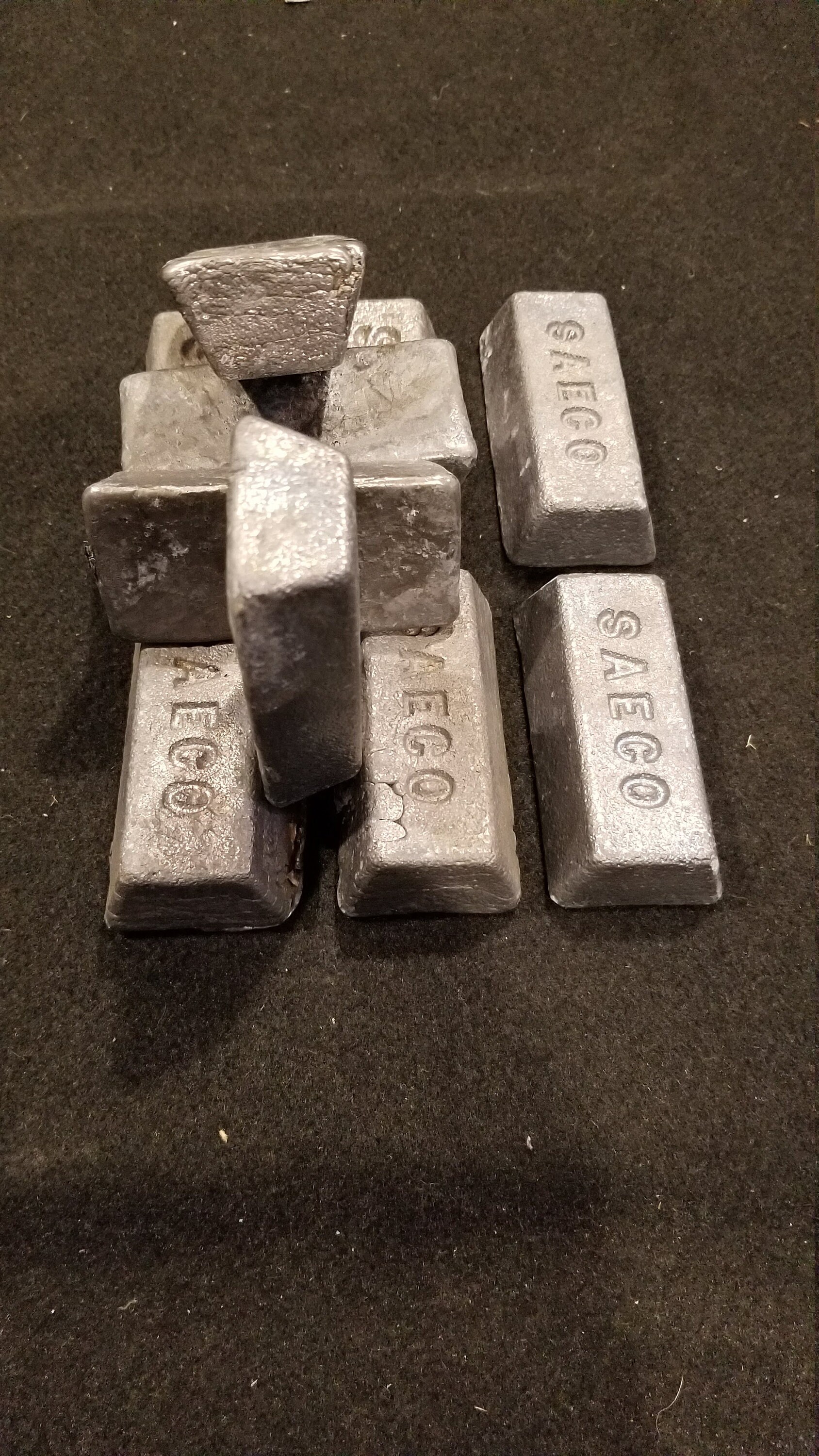 Vintage Saeco Lead Bar Ingots Lot of 10 Roughly 1 lb each Etsy