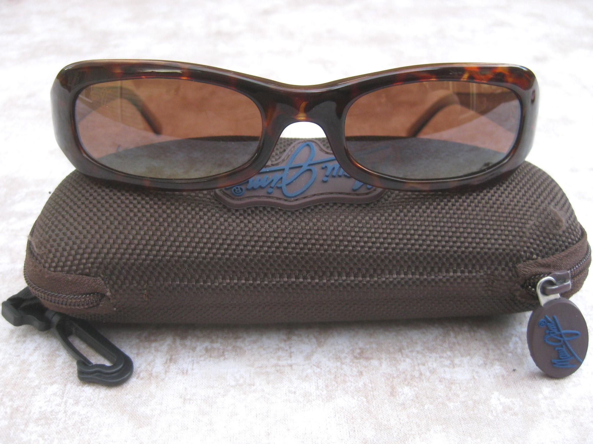 Vintage MAUI JIM Sunglasses MJ 190-10 Tortoise Rectangle 