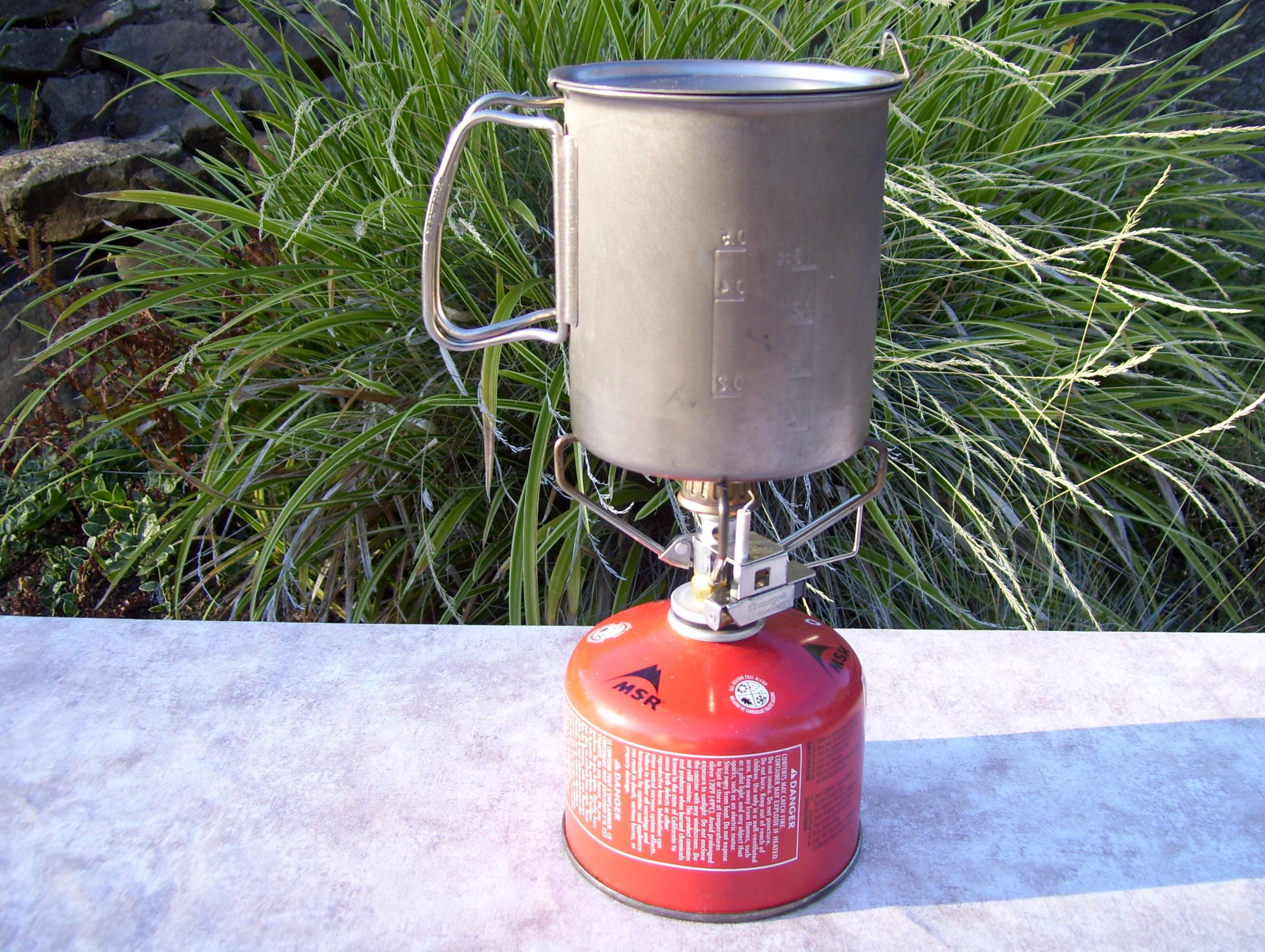 Snow Peak Gigapower Stove GS-100A & Titanium 700ml Pot, Ultralight