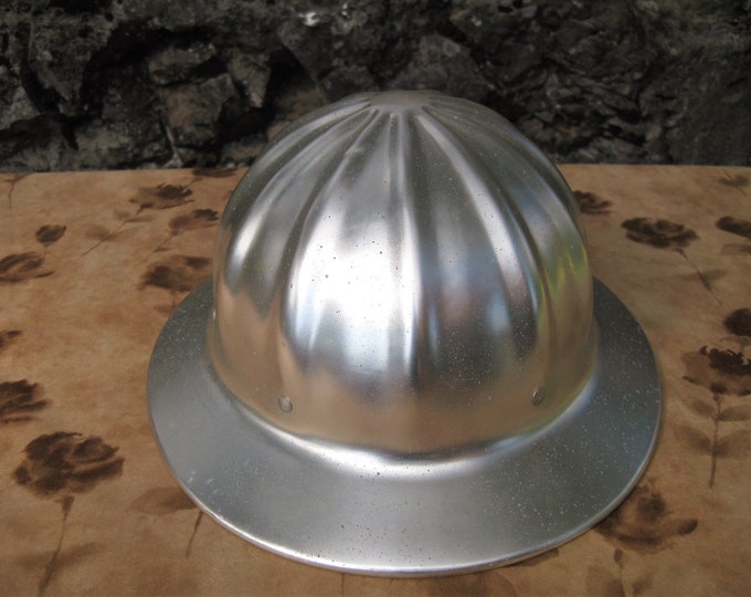 Vintage SUPERLITE by FIBREMETAL Full Brim Aluminum Hard Hat Etsy