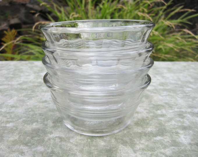 Vintage PYREX #463 Clear Glass 6 Oz. 175 Ml Ramekin Custard Cups Baking ...