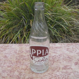 1960s APPIA COLA Italian Soda Bottle  Rome, Italy