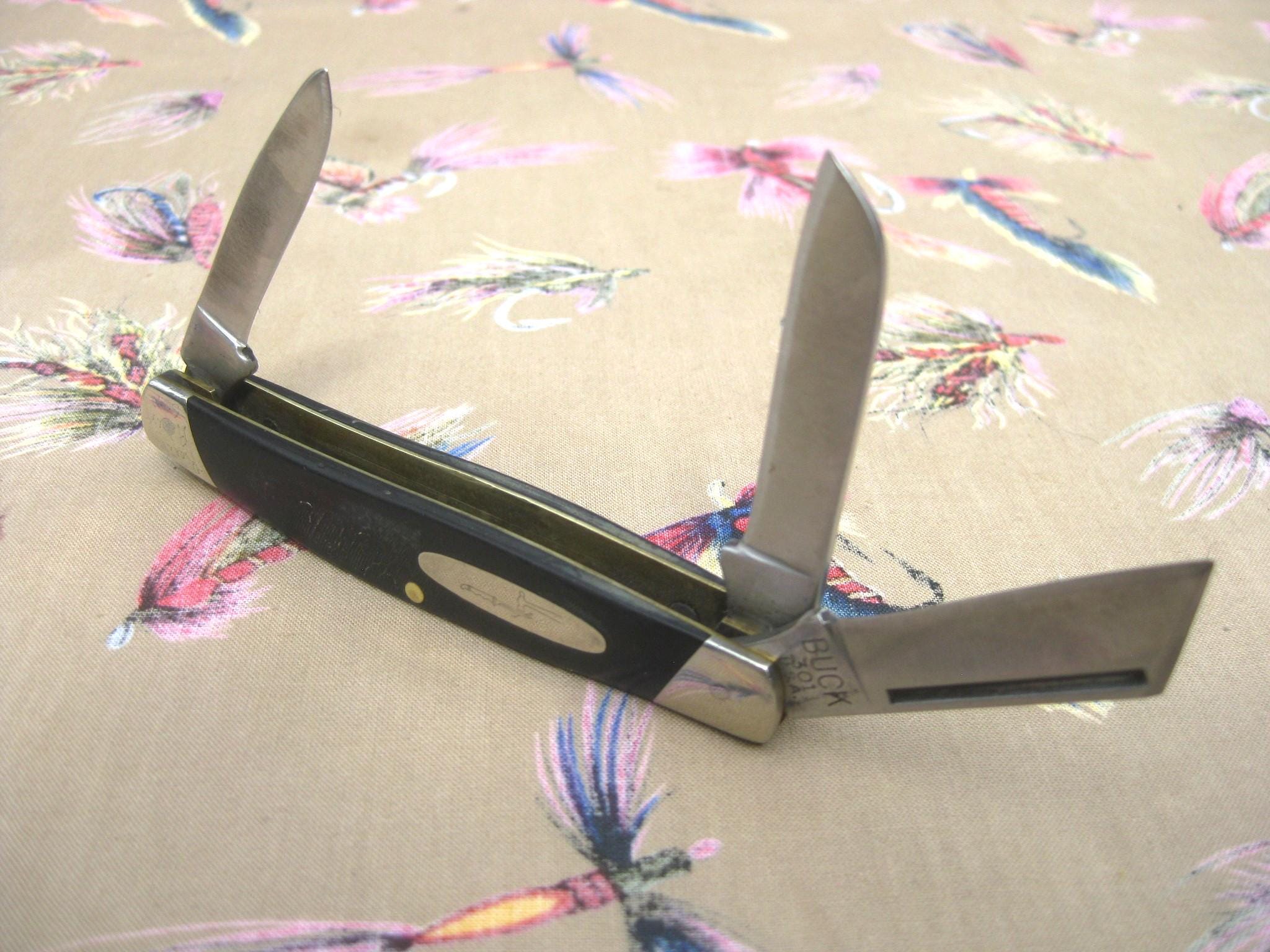 Classic Buck 301 Stockman Three Blade Pocket Knife 3" w/