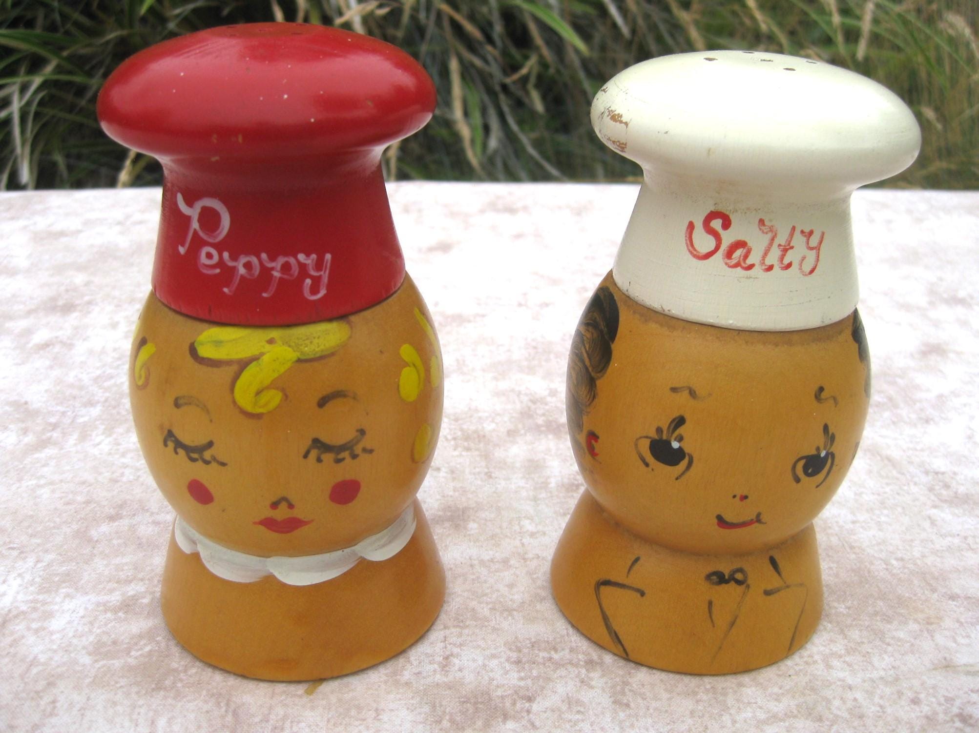 Vintage 50s Salt and Pepper - Etsy