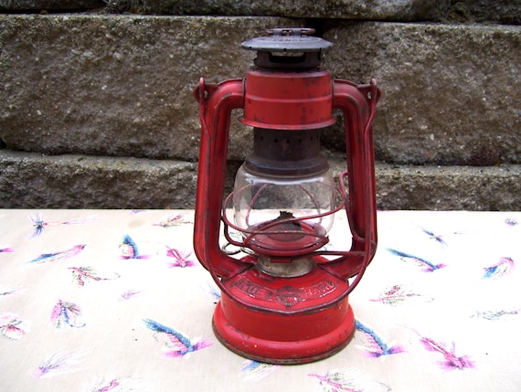 S*2様 Feuerhand 175 STURMFEST Vintage Red Feuerhand Sturmfest Super Baby Lantern 175 W/ Glass