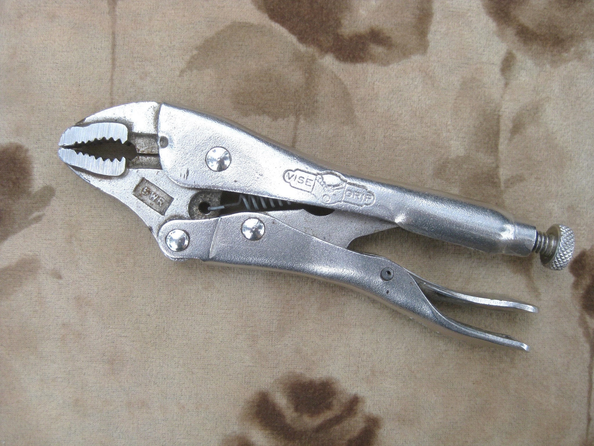 Vintage VISE GRIP # 5WR Locking Pliers Tool MADE IN THE USA
