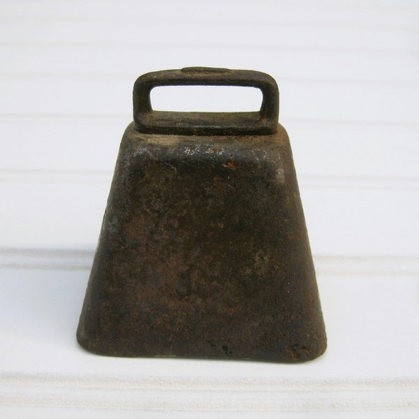 Rustic Metal Small Farm Animal Bell Goat Sheep Bell w/ Original Clapper