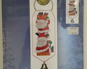 Christmas Stack of Santas 51390 Counted Cross Stitch Kit Candamar Designs NEW