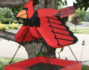 Cardinal Bird Feeder