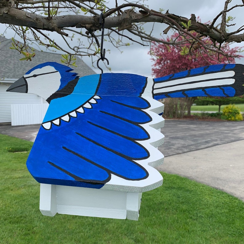 Blue Jay Birdhouse | Etsy