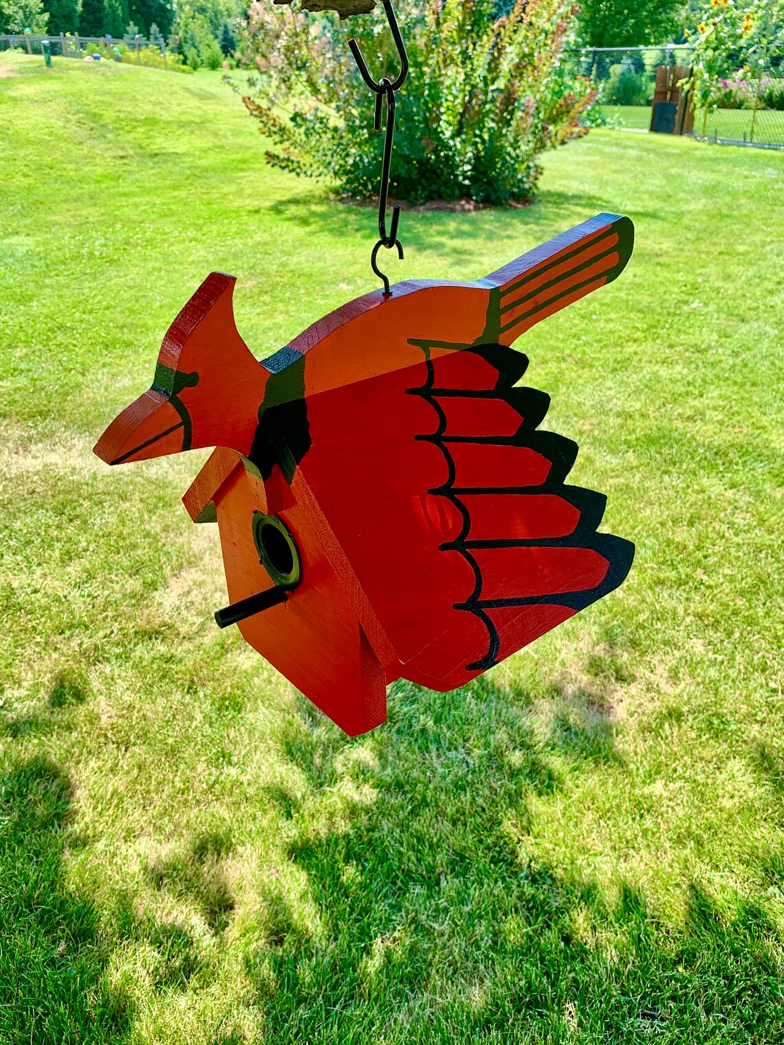 Cardinal Birdhouse | Etsy