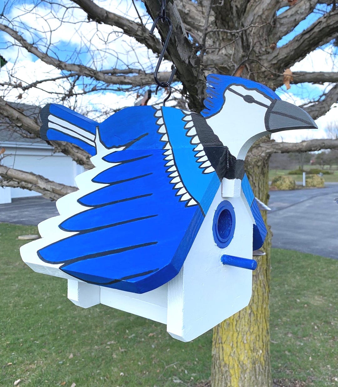 Blue Jay Birdhouse - Nesting Box for All Types of Birds - Etsy