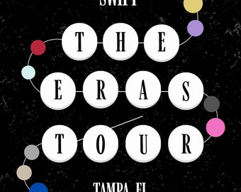 Customizable eras tour print