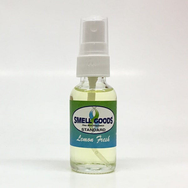 LEMON FRESH - Standard Air Freshener - Car Freshener - Car Air Freshener - Fragrances - Fragrance Spray - Smell Goods - 1.25 oz.