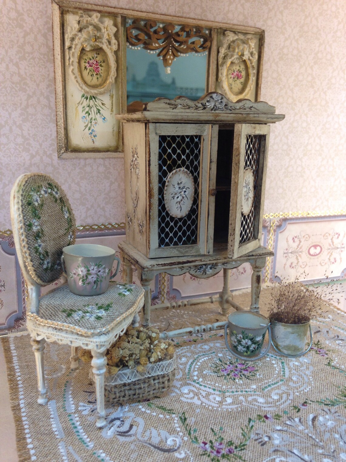 French style 112. Dollhouse Furniture Etsy