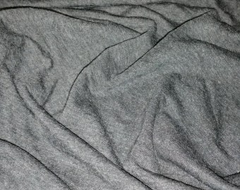 Tissu jersey polyester au mètre « gris »