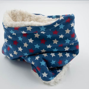 Neck sock / hose scarf cuddly stars image 2